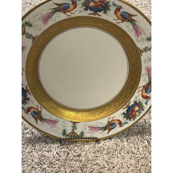 Black Knight CHOP Plate BLK 70 Bavarian Birds of Paradise MINT RARE Replacement - Picture 2 of 6